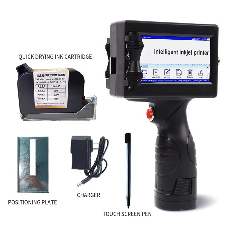 Handheld Inkjet Date Code Printer Gun - Date Logo Inkjet Coding Machine Handheld