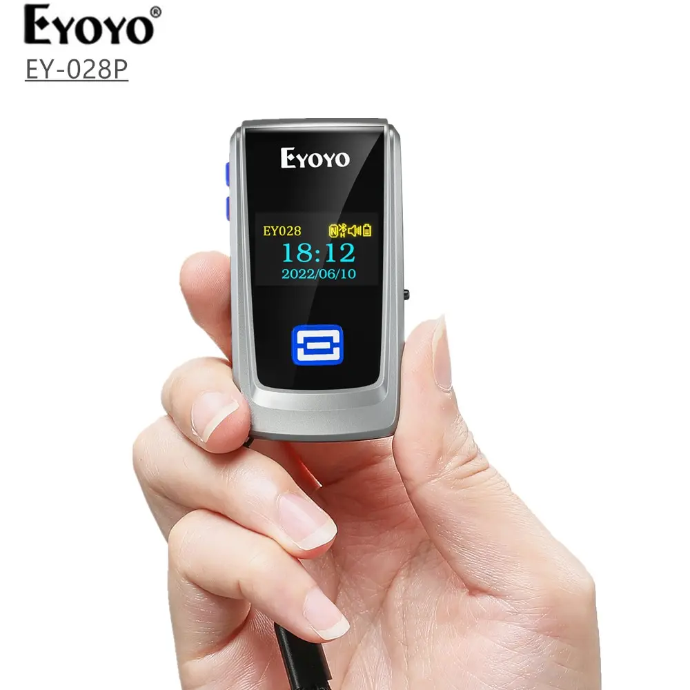 Wireless Barcode Scanner 2D Qr Laser - Eyoyo Mini Bluetooth QR Code Scanner
