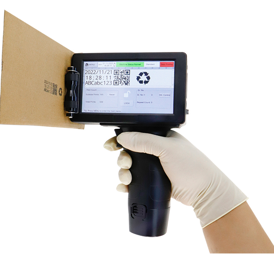 Handheld Inkjet Date Code Printer Gun - DOCOD G100 12.7mm Handheld Printer Gun