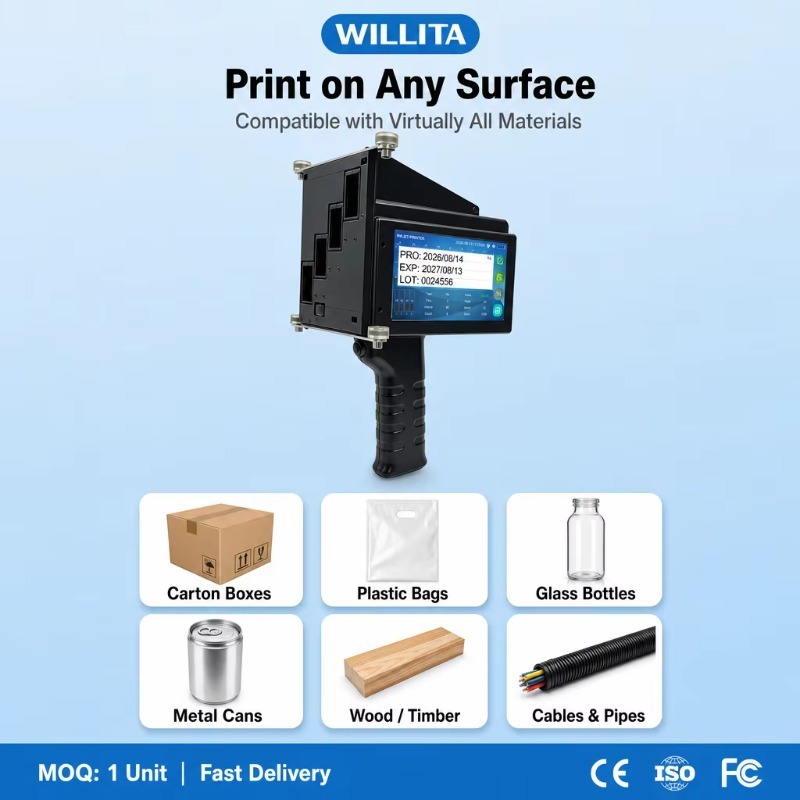 10cm Large Format TIJ Handheld - огляд і ціна Handheld Inkjet Date Code Printer Gun