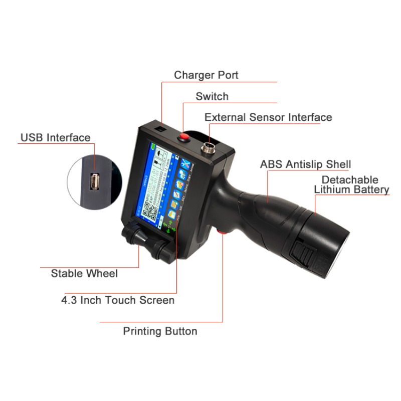 New Upgrade Expiry Date Code M - огляд і ціна Handheld Inkjet Date Code Printer Gun