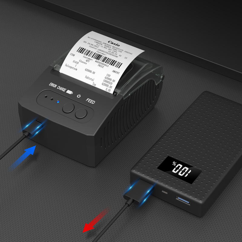 Portable 58mm Bluetooth Therma - огляд і ціна Bluetooth Portable Thermal Receipt Printer 58Mm