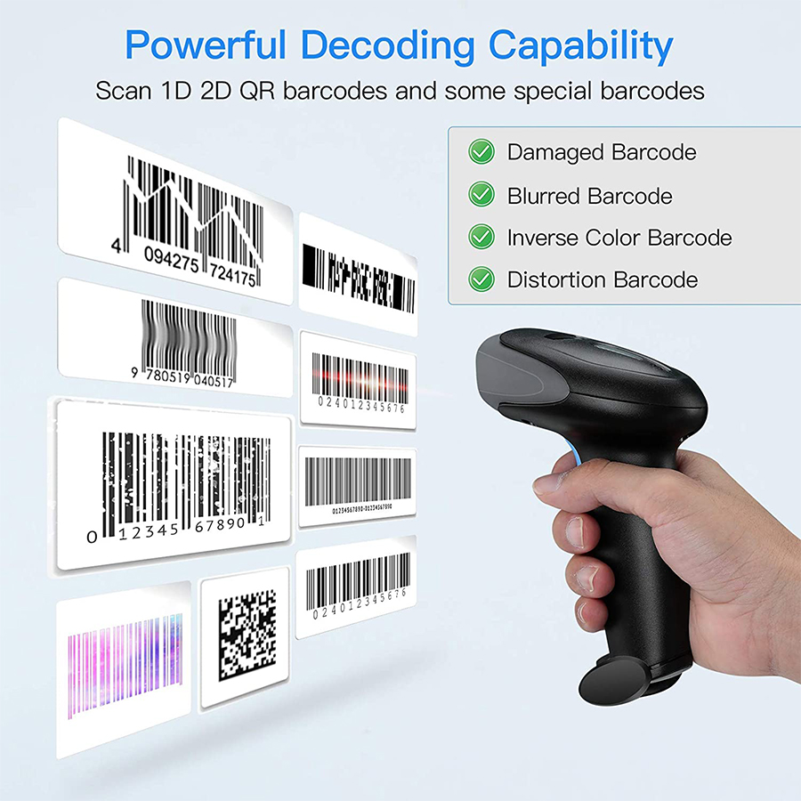 Yokoscan Factory Brand Laser 1 - огляд і ціна Wireless Barcode Scanner 2D Qr Laser