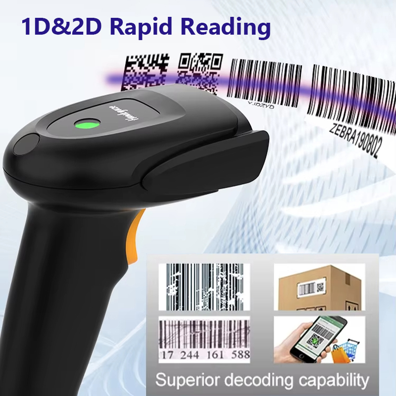 Langhuike Handheld 1D/2D QR Ba - огляд і ціна Wireless Barcode Scanner 2D Qr Laser