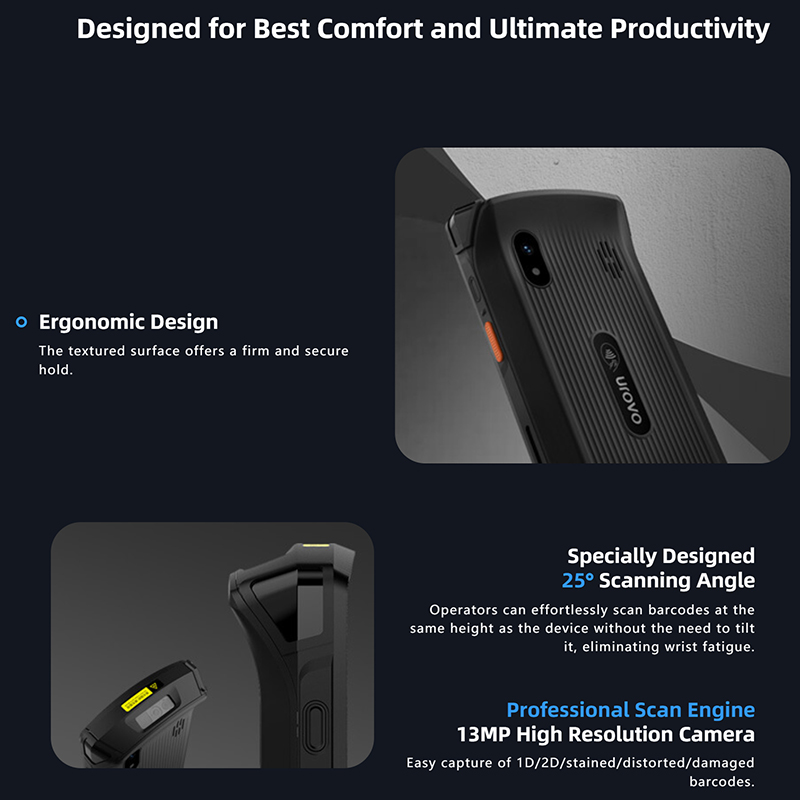 UROVO CT58 NFC Data Collector  - огляд і ціна Handheld Pda Scanner Android Barcode