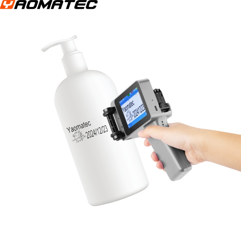 With ink:  Grey 12.7MM TIJ Exp - огляд і ціна Handheld Inkjet Date Code Printer Gun