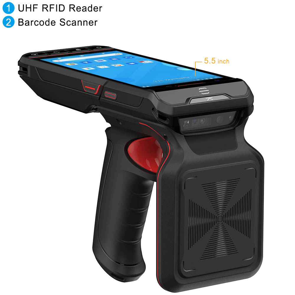 5.5-inch Android PDA UHF RFID  - огляд і ціна Handheld Pda Scanner Android Barcode