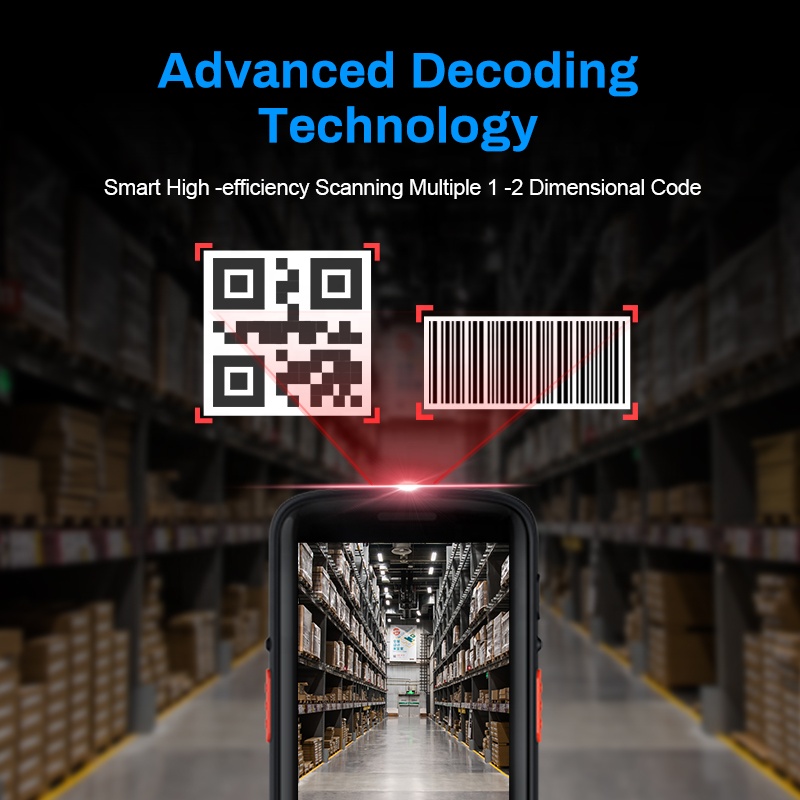 Android 9.0 4G NFC Rugged Wire - огляд і ціна Handheld Pda Scanner Android Barcode