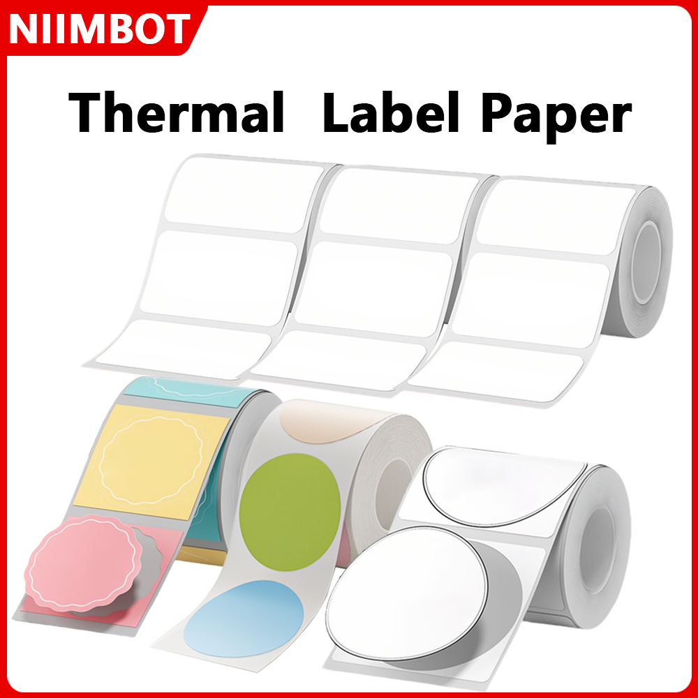 Niimbot Thermal Label 20-50mm  - огляд і ціна Round Sticker Thermal Labels Colored