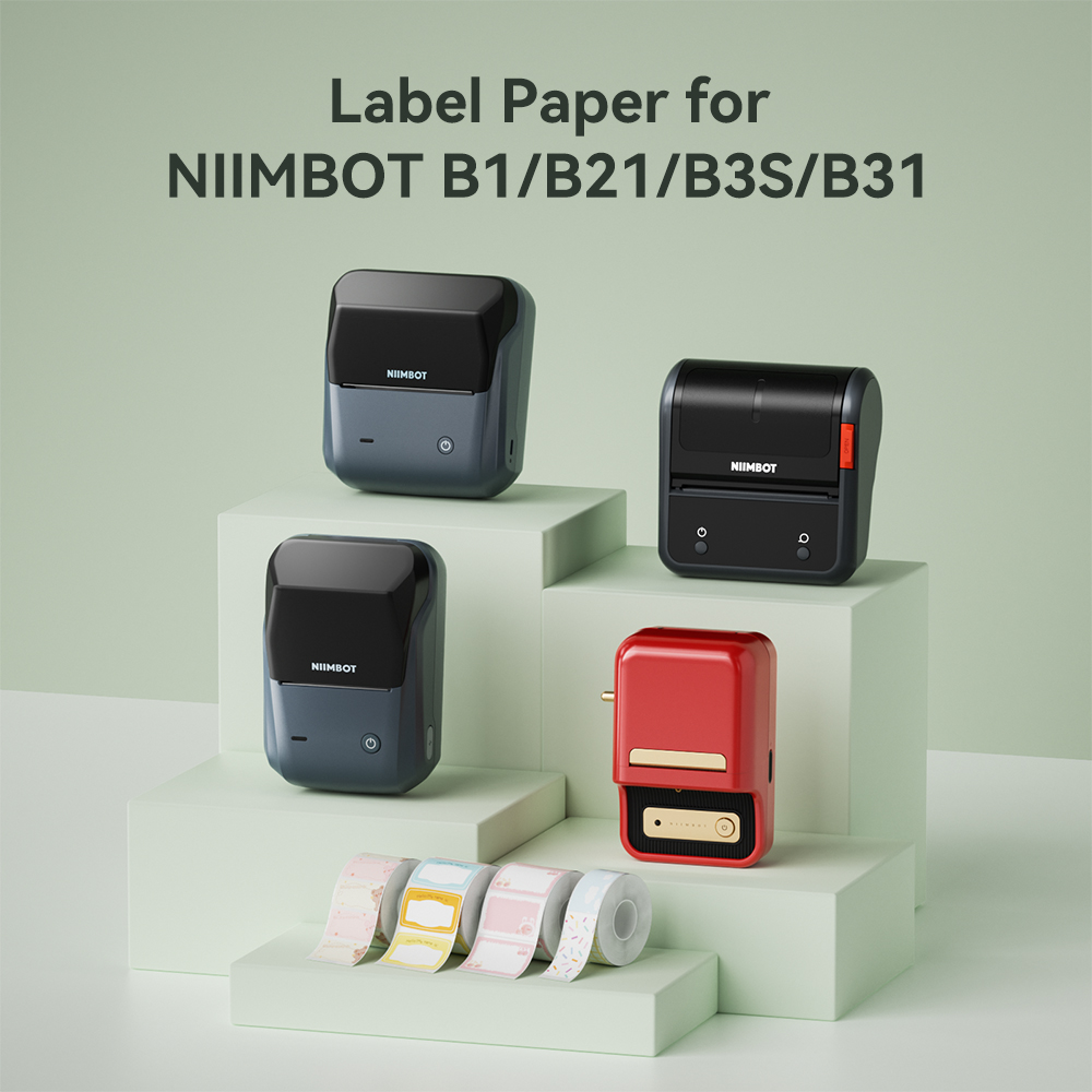 NIIMBOT Round Thermal Label St - огляд і ціна Round Sticker Thermal Labels Colored