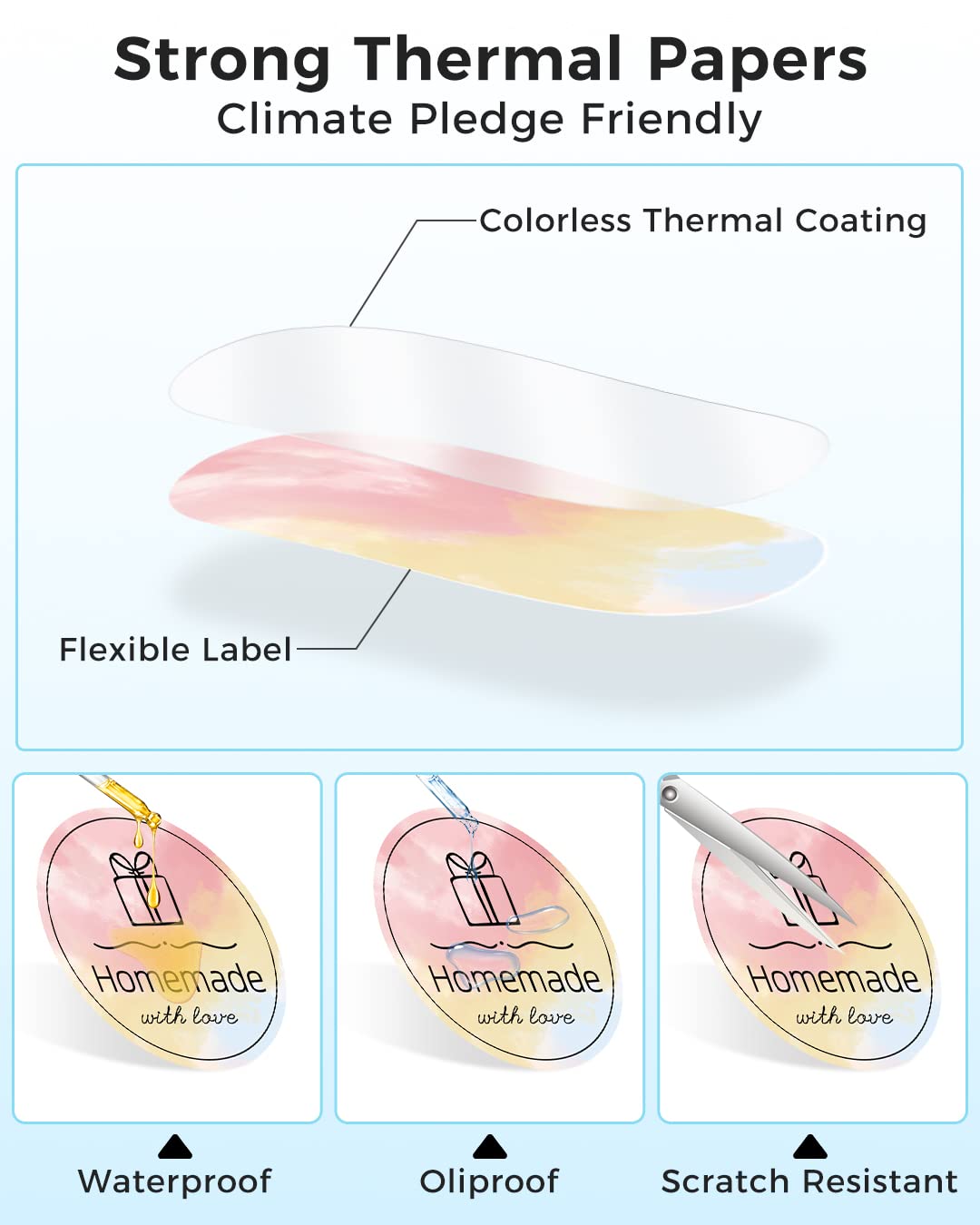 M110 M200 M221 2' Color Circle - огляд і ціна Round Sticker Thermal Labels Colored