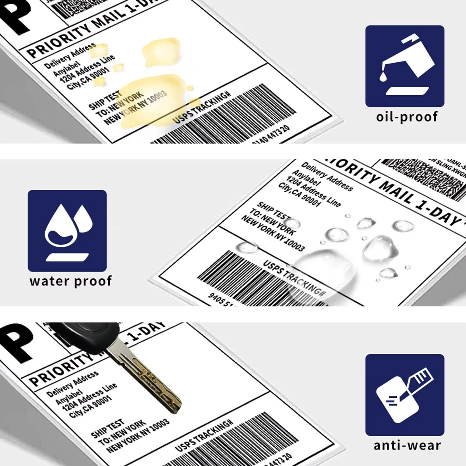 4x6 Inch Thermal Label Paper 1 - огляд і ціна Thermal Shipping Label Roll 4X6 500