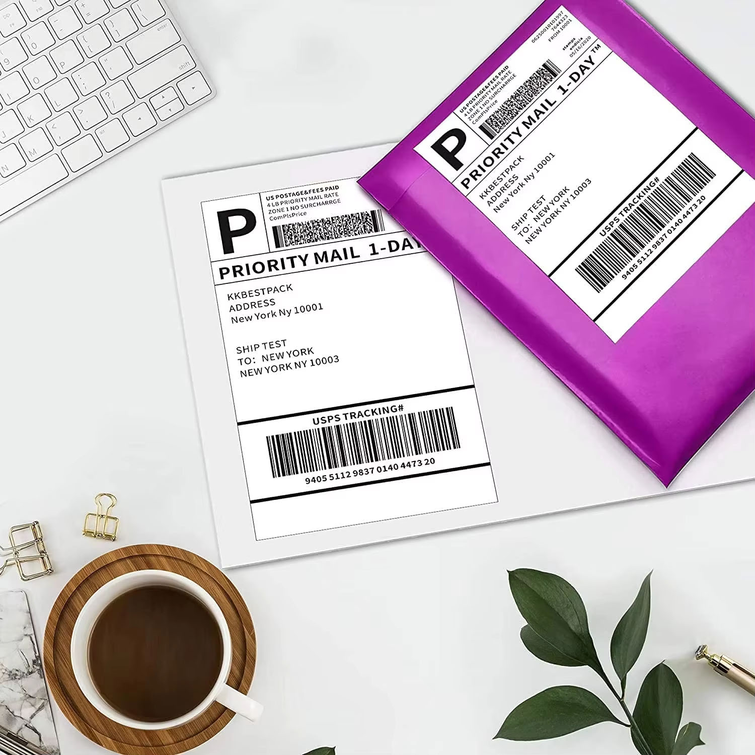 4x6 Inch Thermal Label Paper 1 - огляд і ціна Thermal Shipping Label Roll 4X6 500