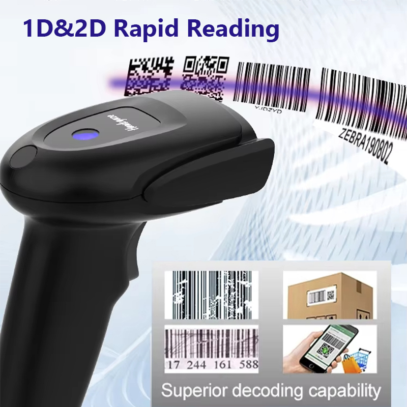 1D 2D QR Wireless Barcode Scan - огляд і ціна Wireless Barcode Scanner 2D Qr Laser