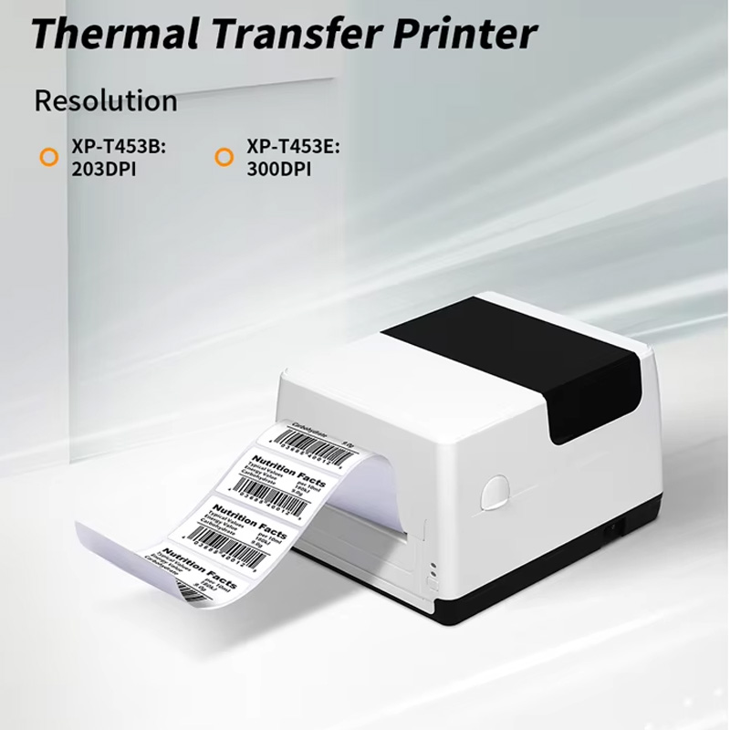 XP-T453B T453E Thermal Transfe - огляд і ціна Barcode Printer Direct Thermal 110Mm