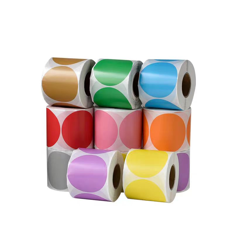 Round Color thermal label 80 1 - огляд і ціна Round Sticker Thermal Labels Colored