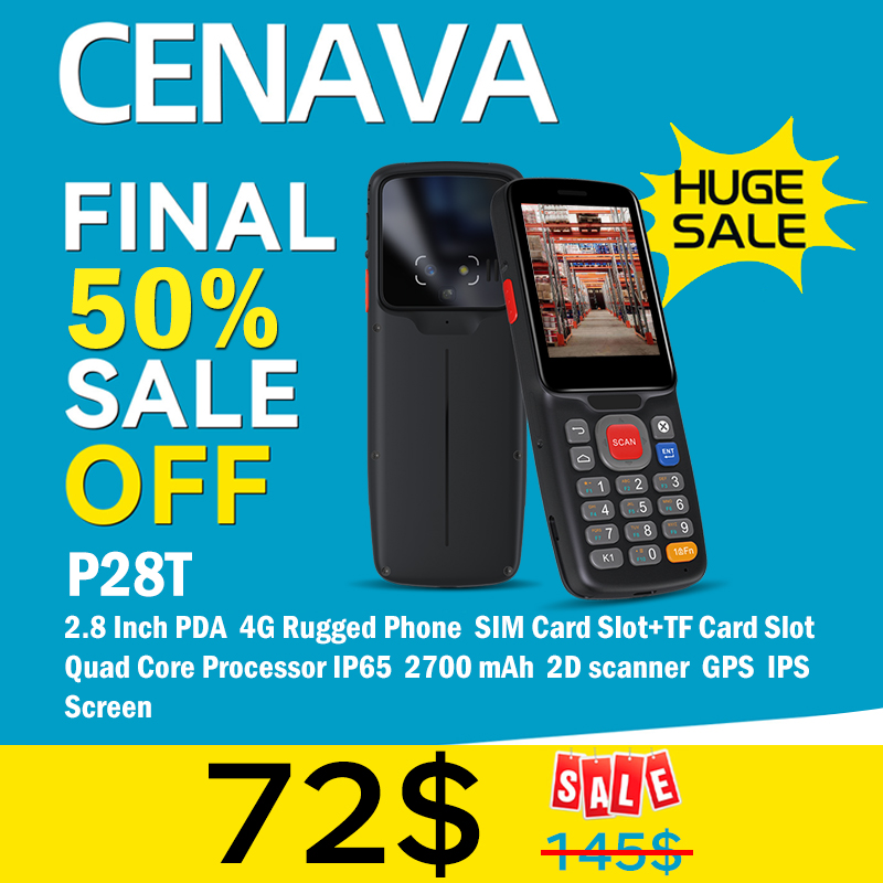 CENAVA Android 9 Handheld Pda  - огляд і ціна Handheld Pda Scanner Android Barcode
