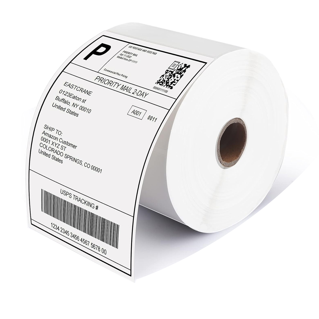 4x6 Inch Direct Thermal Labels - огляд і ціна Thermal Shipping Label Roll 4X6 500