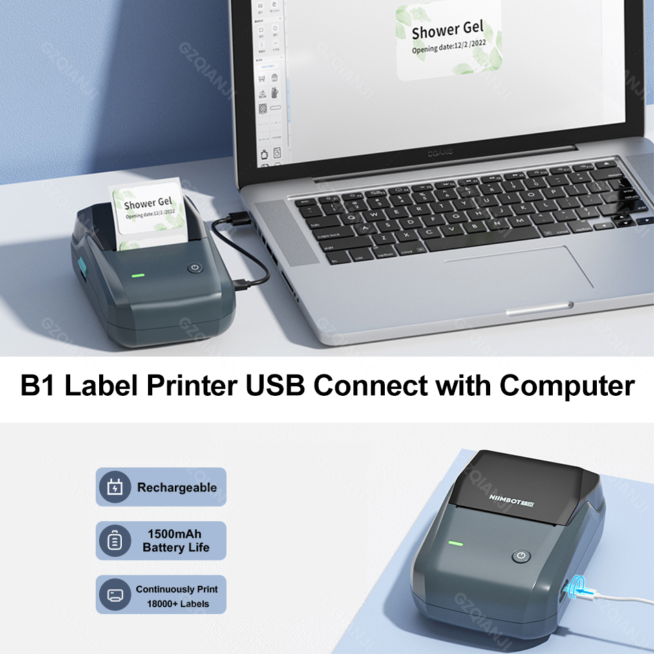 Niimbot B1 Wireless Label Make - огляд і ціна Round Sticker Thermal Labels Colored