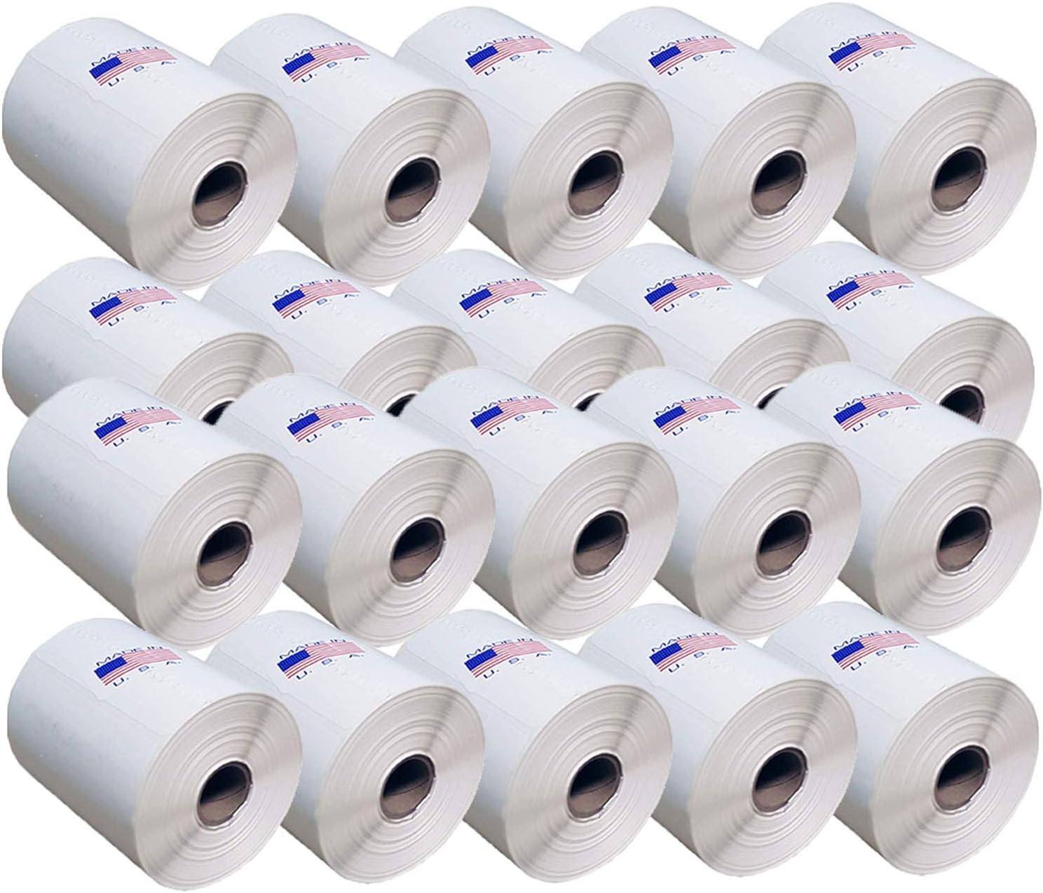 20 Rolls of 250 (USA Made) 4x6 - огляд і ціна Thermal Shipping Label Roll 4X6 500