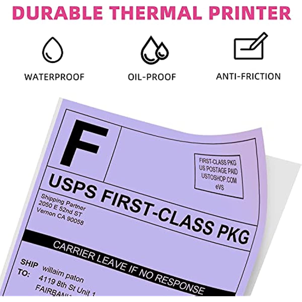 Phomemo 4x6 Thermal Labels for - огляд і ціна Thermal Label Printer 4X6 Shipping