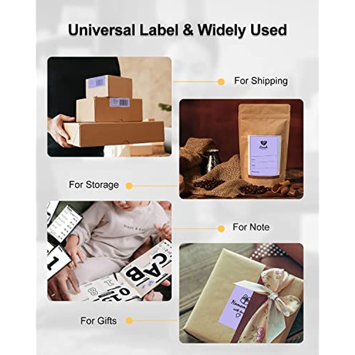 Phomemo 4x6 Thermal Labels for - огляд і ціна Thermal Label Printer 4X6 Shipping