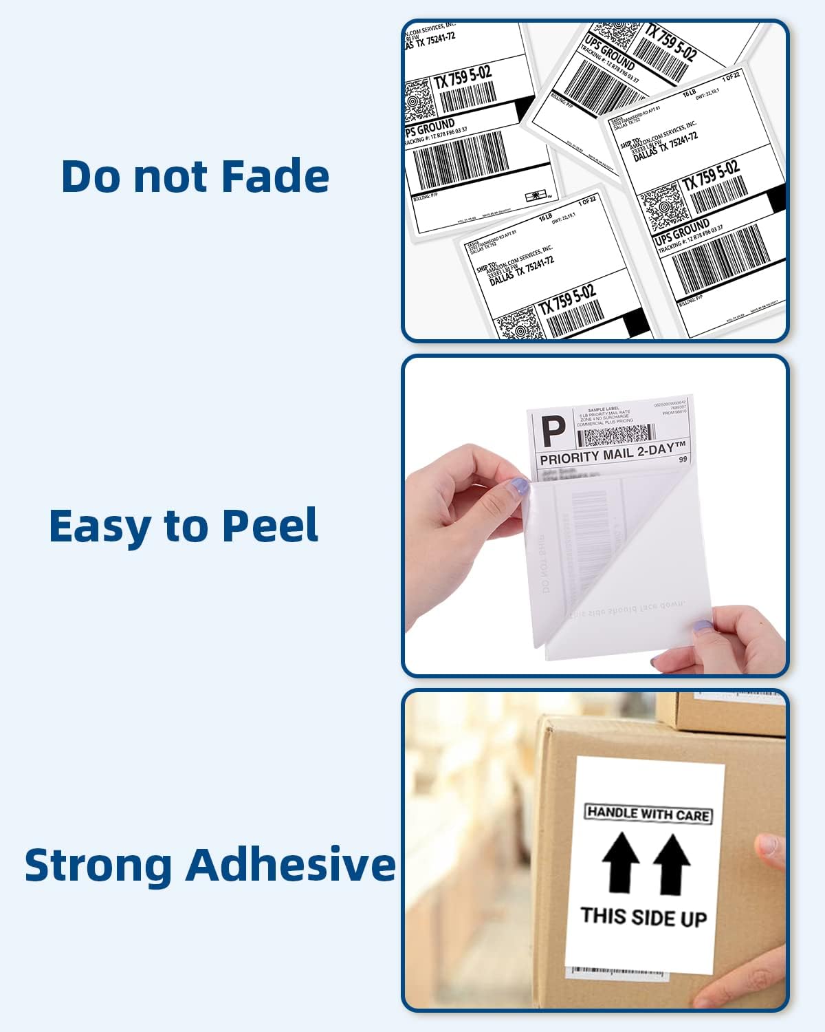 500 pcs Waybill Label A6 Size  - огляд і ціна Thermal Shipping Label Roll 4X6 500