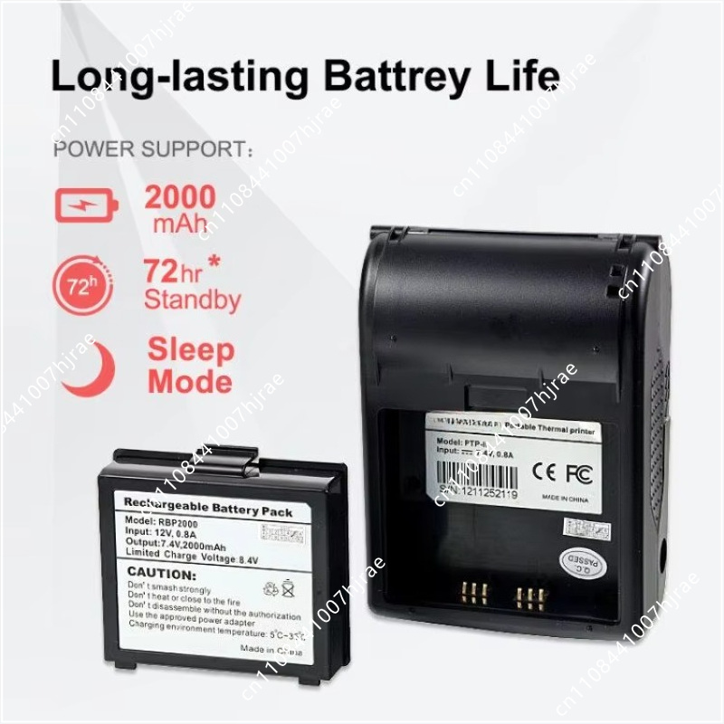Portable Wireless Thermal Prin - огляд і ціна Bluetooth Portable Thermal Receipt Printer 58Mm