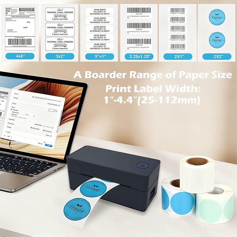 Wireless Bluetooth Thermal Des - огляд і ціна Thermal Label Printer 4X6 Shipping