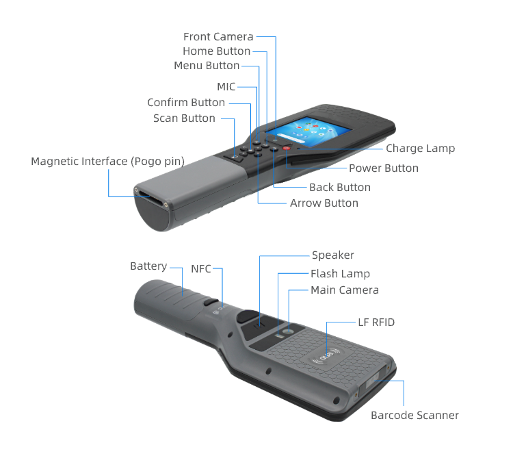 2026 JT-R30B Wholesale Android - огляд і ціна Handheld Pda Scanner Android Barcode