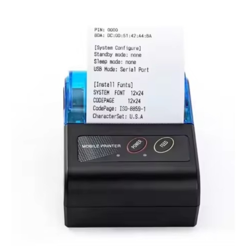 Portable 58mm Thermal Printer  - огляд і ціна Bluetooth Portable Thermal Receipt Printer 58Mm