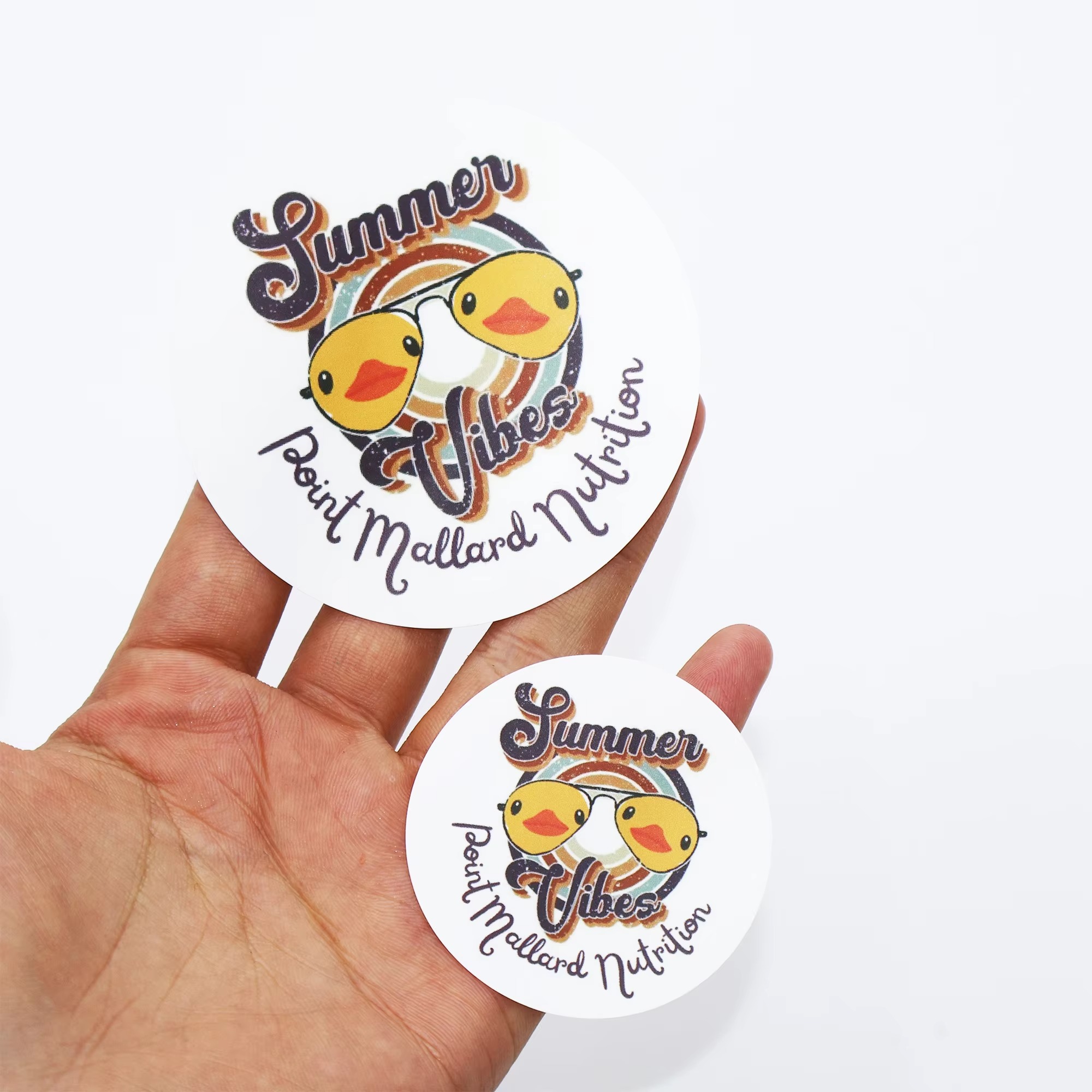 Custom Rainbow Thermal Label S - огляд і ціна Round Sticker Thermal Labels Colored