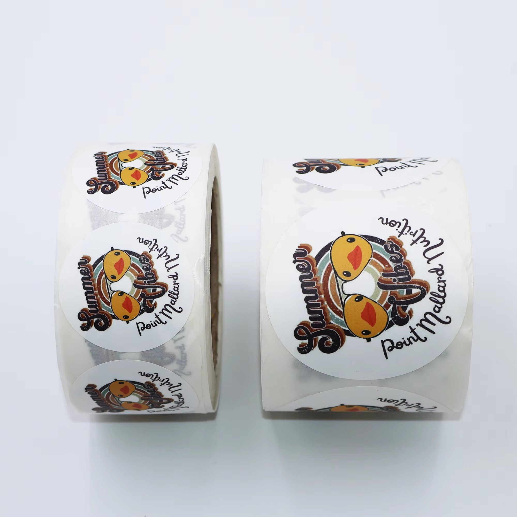 Custom Rainbow Thermal Label S - огляд і ціна Round Sticker Thermal Labels Colored