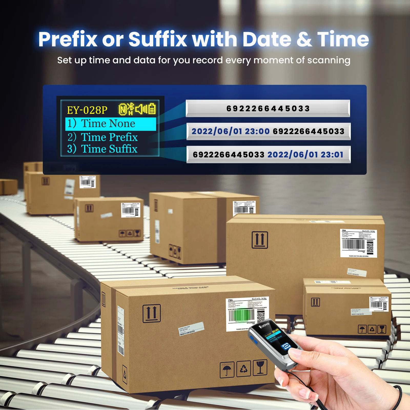 Eyoyo Mini Bluetooth QR Code S - огляд і ціна Wireless Barcode Scanner 2D Qr Laser