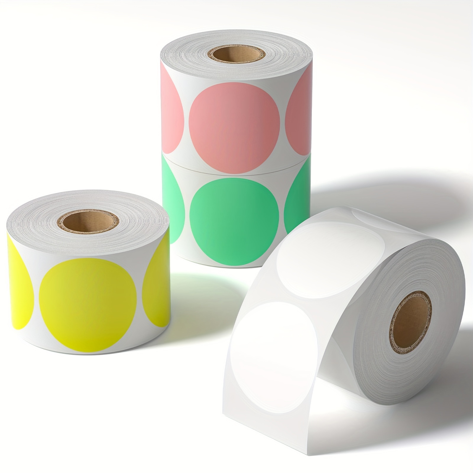 2 Inch Color Coding Thermal La - огляд і ціна Round Sticker Thermal Labels Colored