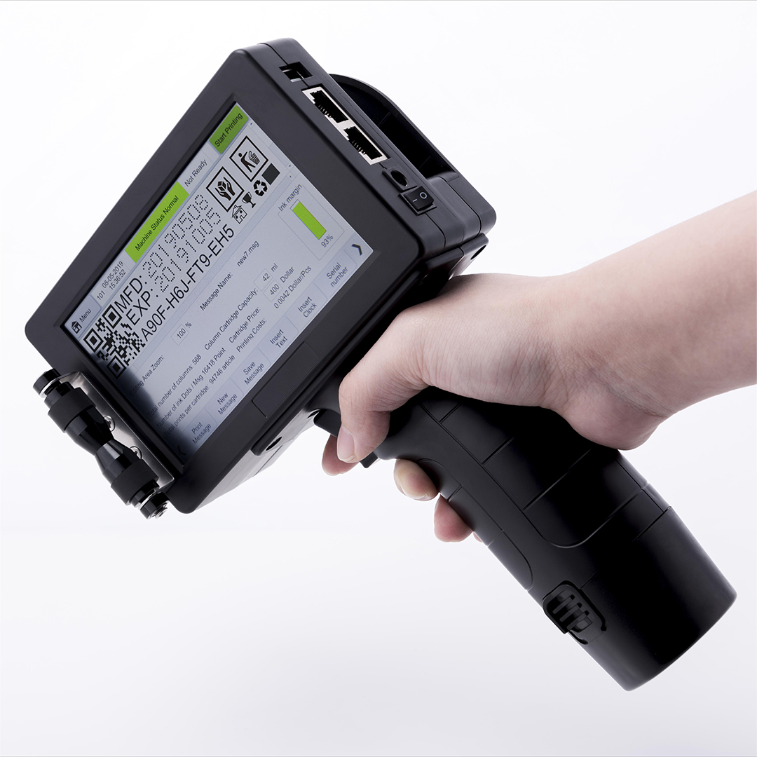 DOCOD G100 12.7mm Handheld Pri - огляд і ціна Handheld Inkjet Date Code Printer Gun