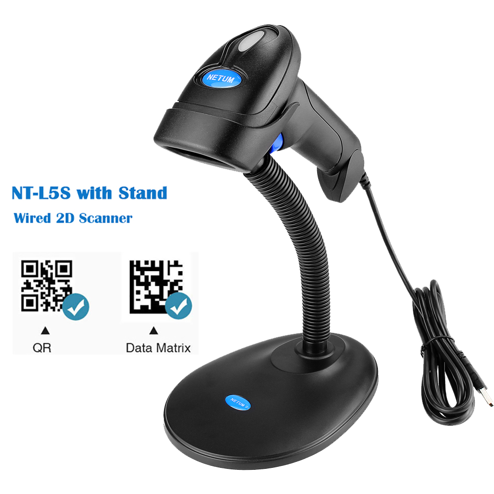 NETUM L8 Wireless 2D Barcode S - огляд і ціна Wireless Barcode Scanner 2D Qr Laser