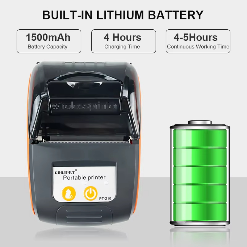 GOOJPRT 58mm Mini Portable The - огляд і ціна Bluetooth Portable Thermal Receipt Printer 58Mm