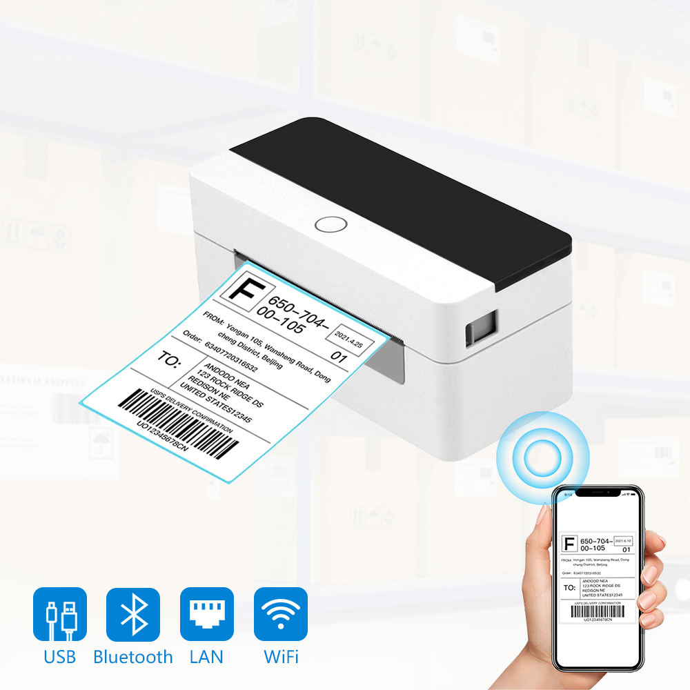 ljc new Xprinter XP-D463B 4X6  - огляд і ціна Barcode Printer Direct Thermal 110Mm