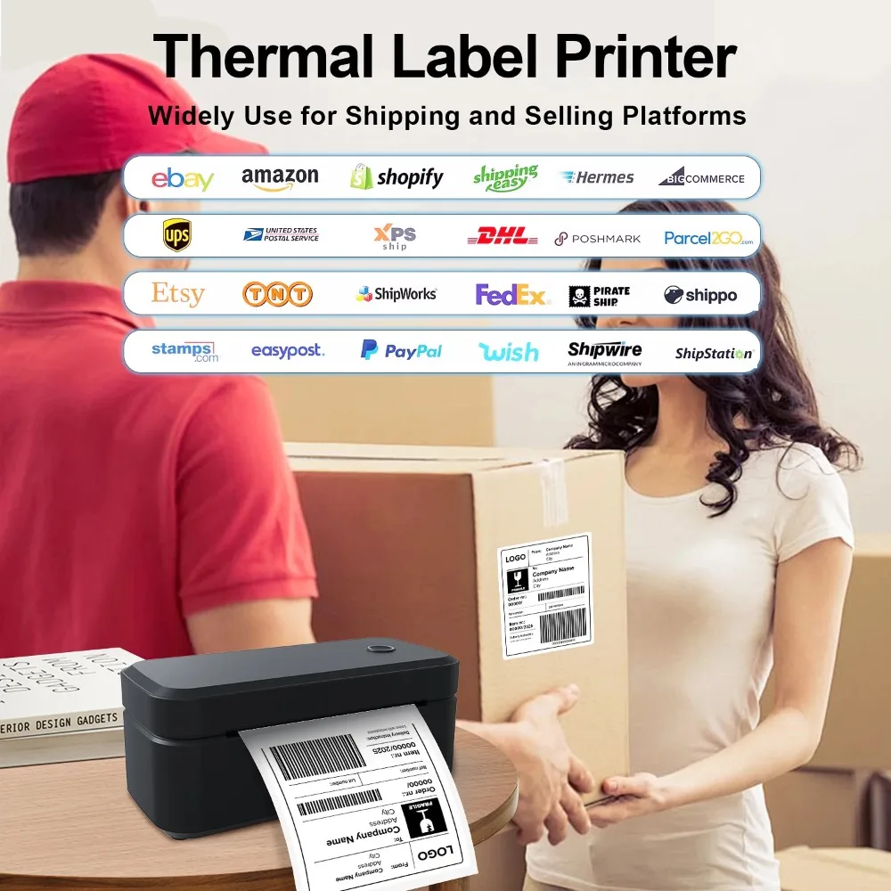 Marklife X4 Bluetooth Thermal  - огляд і ціна Thermal Label Printer 4X6 Shipping