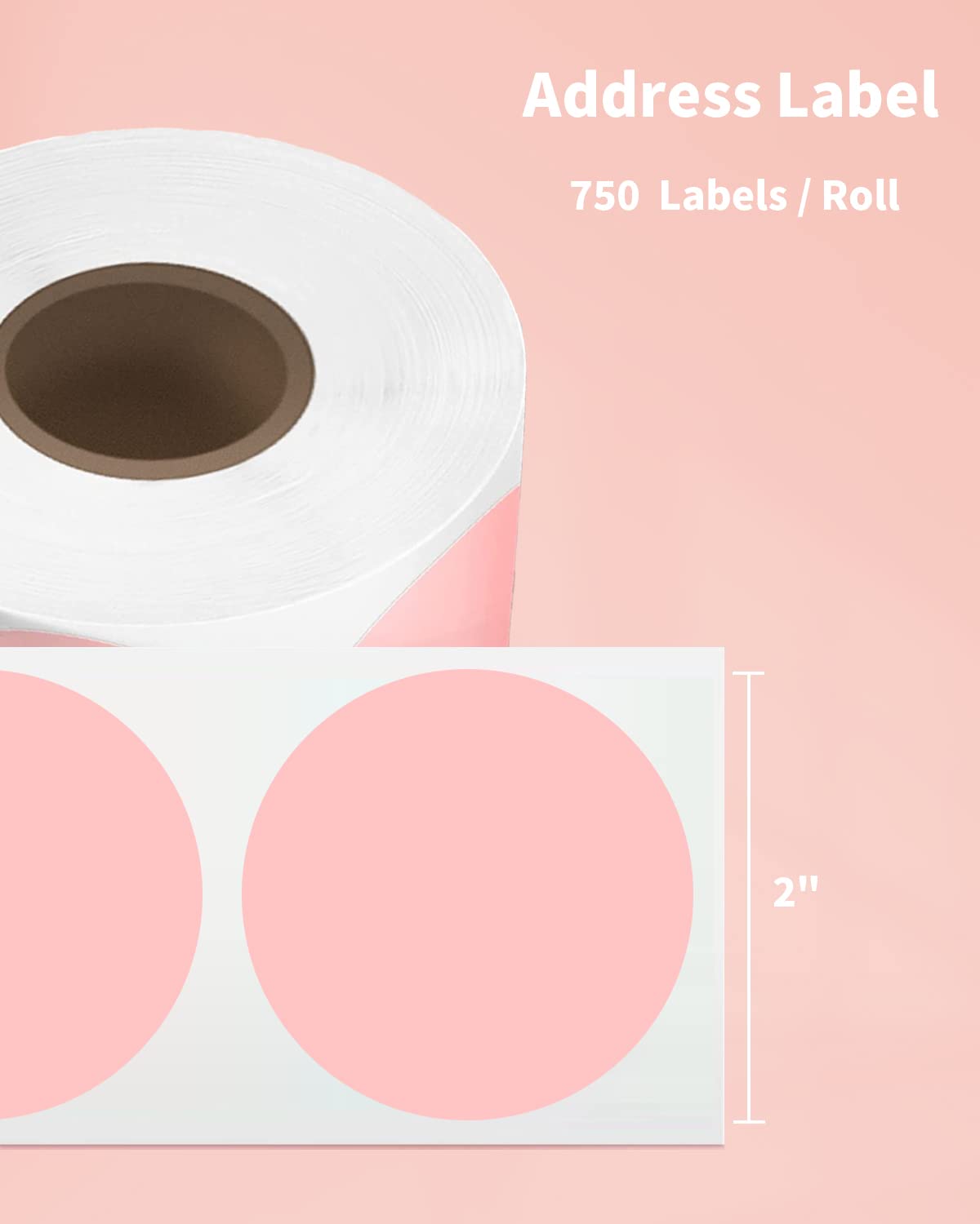Phomemo PM241 Shipping Printer - огляд і ціна Round Sticker Thermal Labels Colored