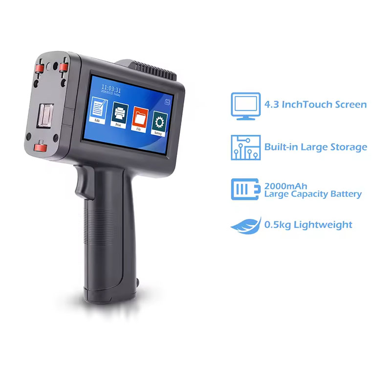 12.7mm Handheld Inkjet Printer - огляд і ціна Handheld Inkjet Date Code Printer Gun