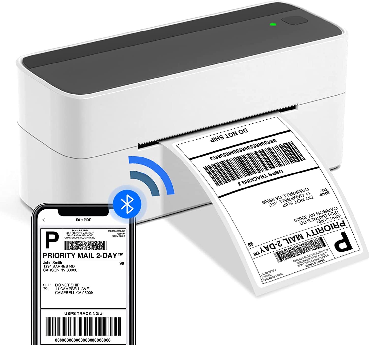 Phomemo 241bt 4x6 Shipping Pac - огляд і ціна Thermal Label Printer 4X6 Shipping