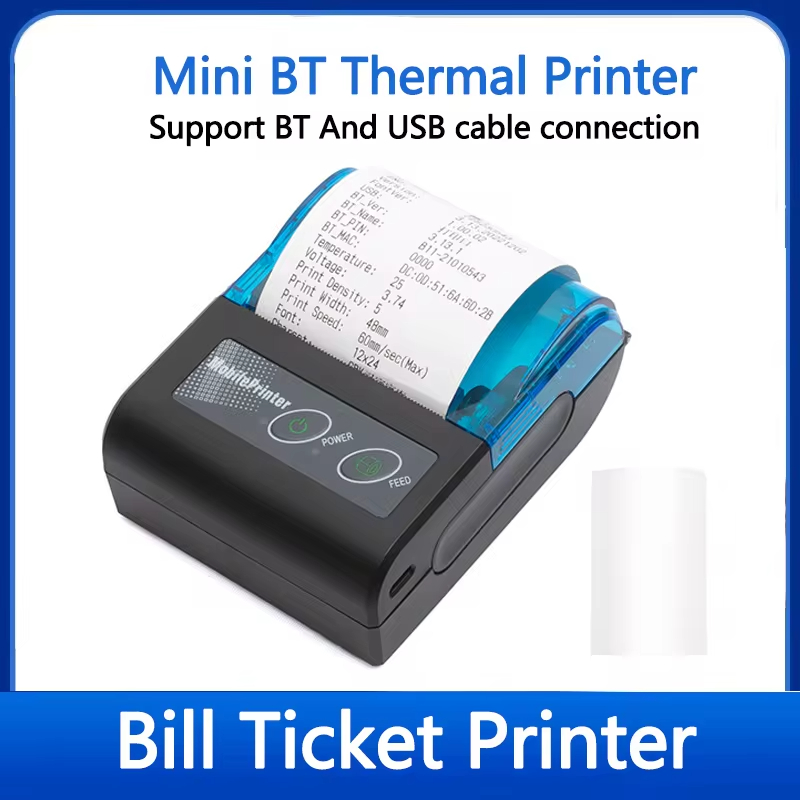 58mm Portable Thermal Receipt  - огляд і ціна Bluetooth Portable Thermal Receipt Printer 58Mm