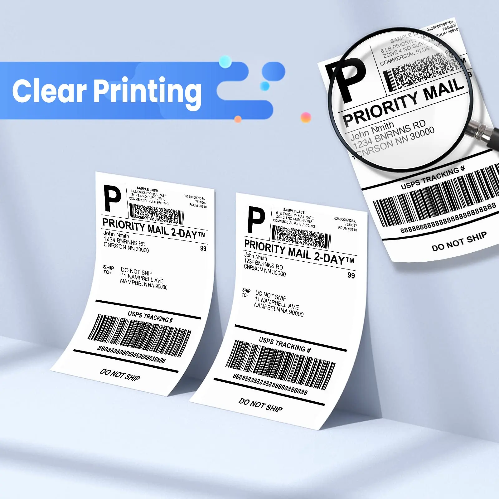 Direct Fanfold Thermal Labels  - огляд і ціна Thermal Label Printer 4X6 Shipping